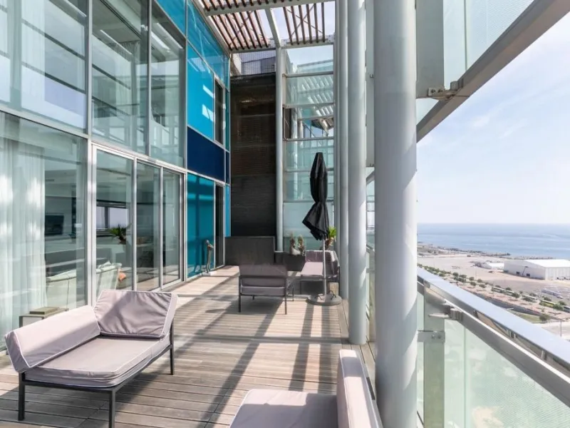 Luxury Duplex Penthouse with Panoramic Terrace in Diagonal Mar, Barcelona