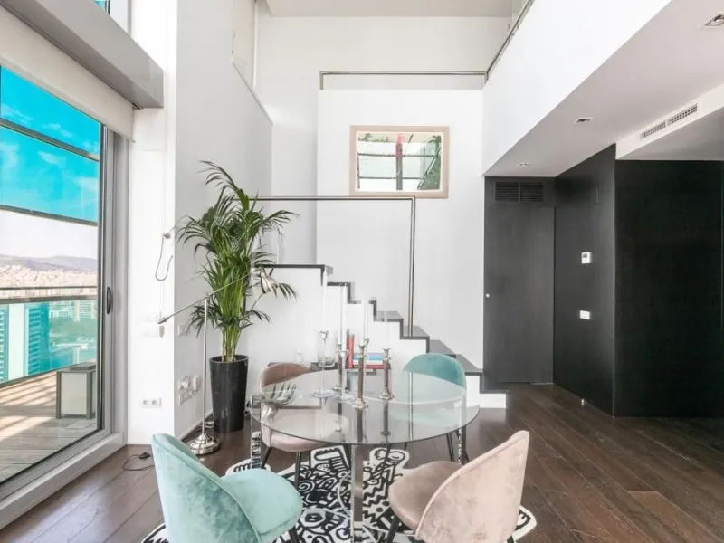 Luxury Duplex Penthouse with Panoramic Terrace in Diagonal Mar, Barcelona