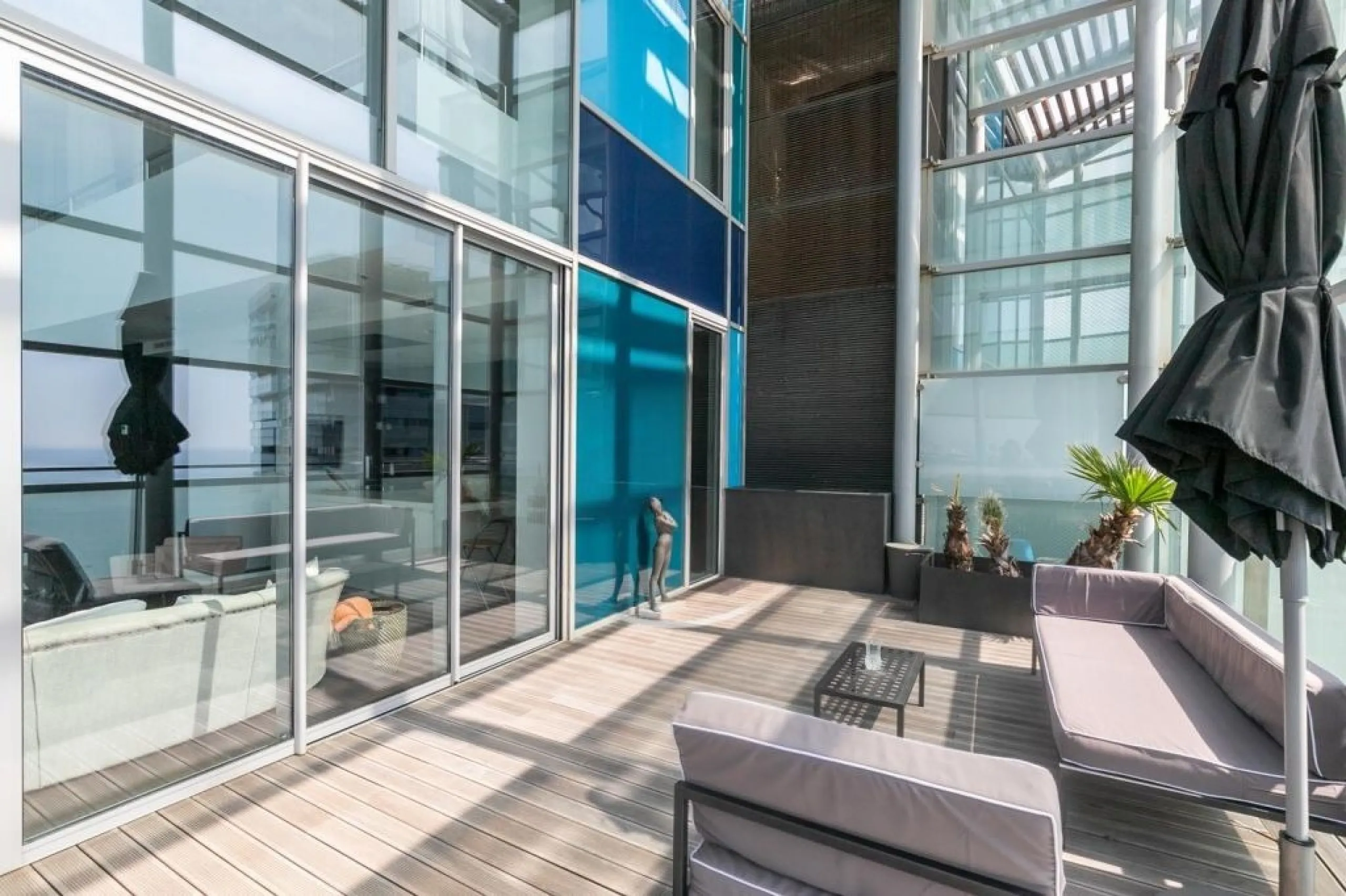Luxury Duplex Penthouse with Panoramic Terrace in Diagonal Mar, Barcelona