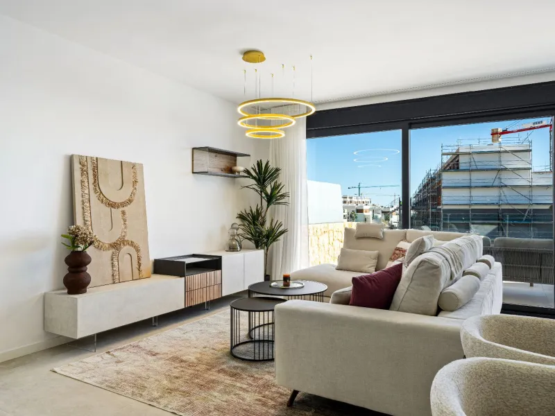 Дуплекс с собственным садом и видом на море в Finestrat, Alicante