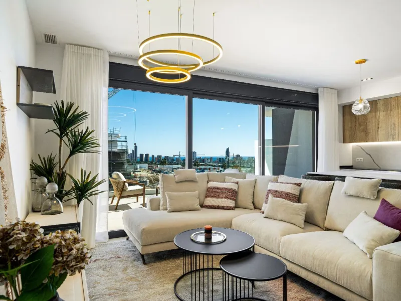 Ground-Floor Duplex with Private Garden and Sea Views in Finestrat, Alicante