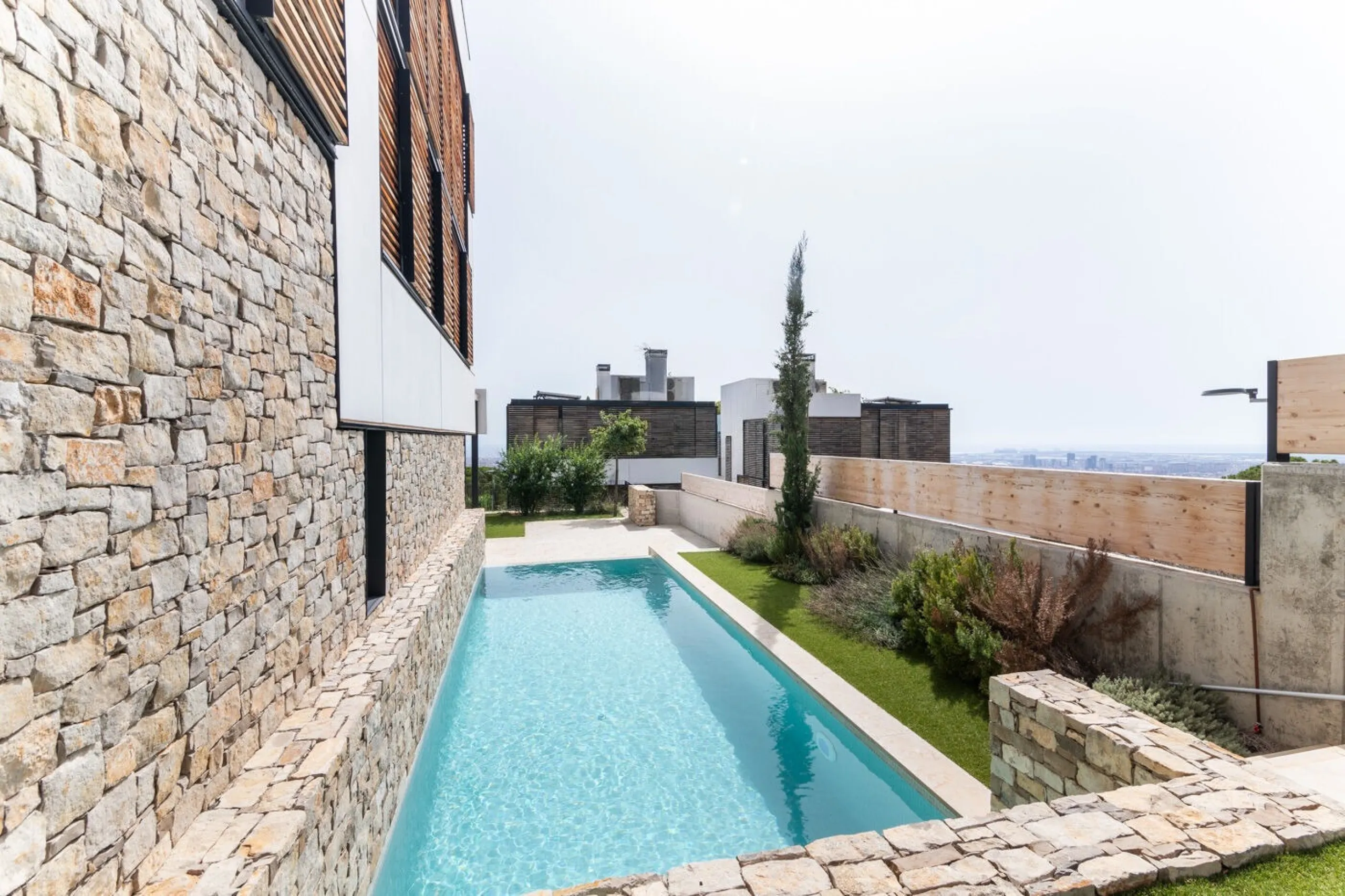 Newly Built Luxury Home with Views and Pool in Sarria, Barcelona