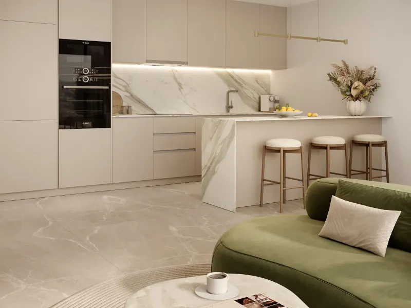 Апартаменты с видом на панораму Бенидорма в Finestrat, Alicante