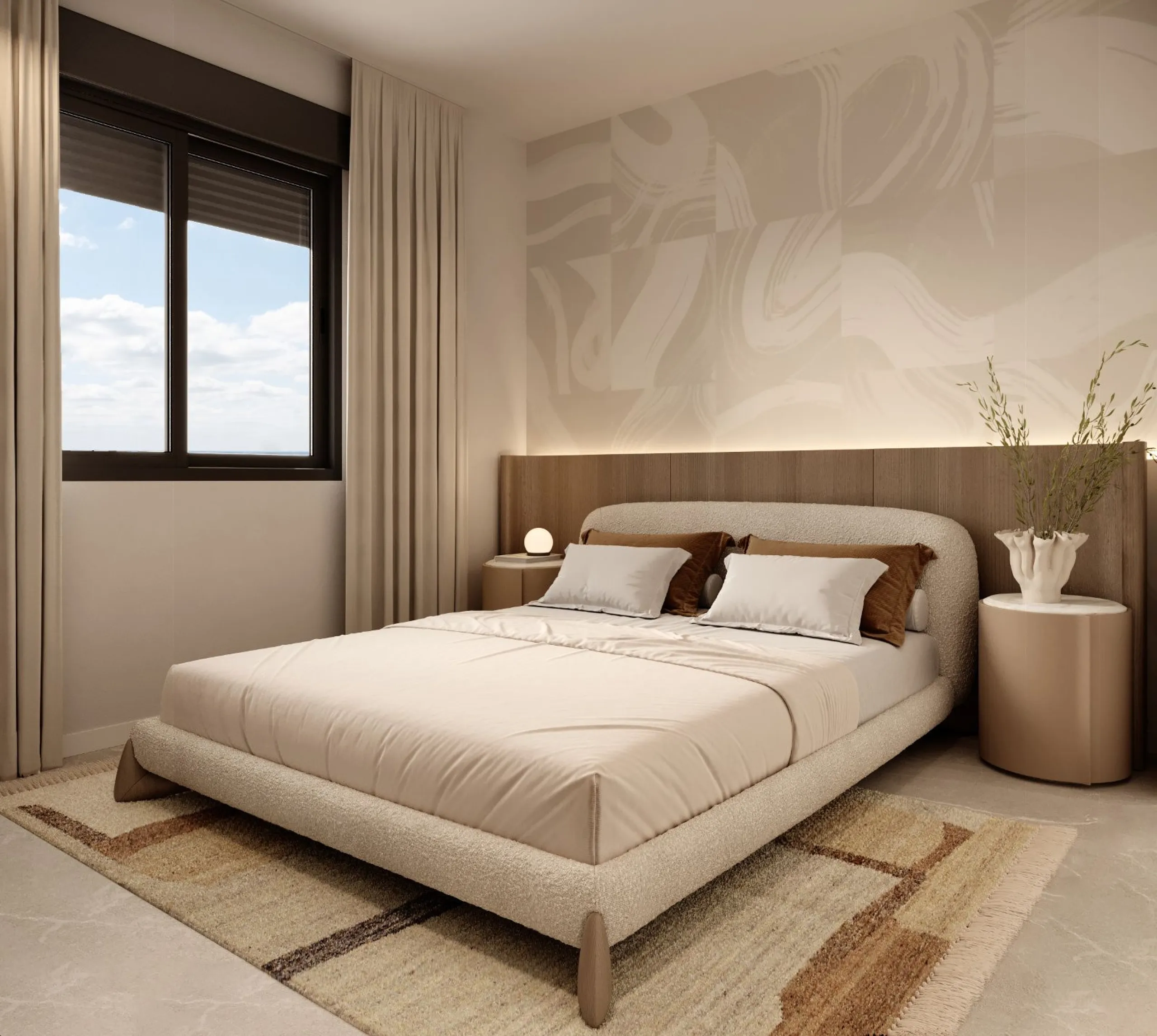 Apartment with Benidorm Skyline Views in Finestrat, Alicante