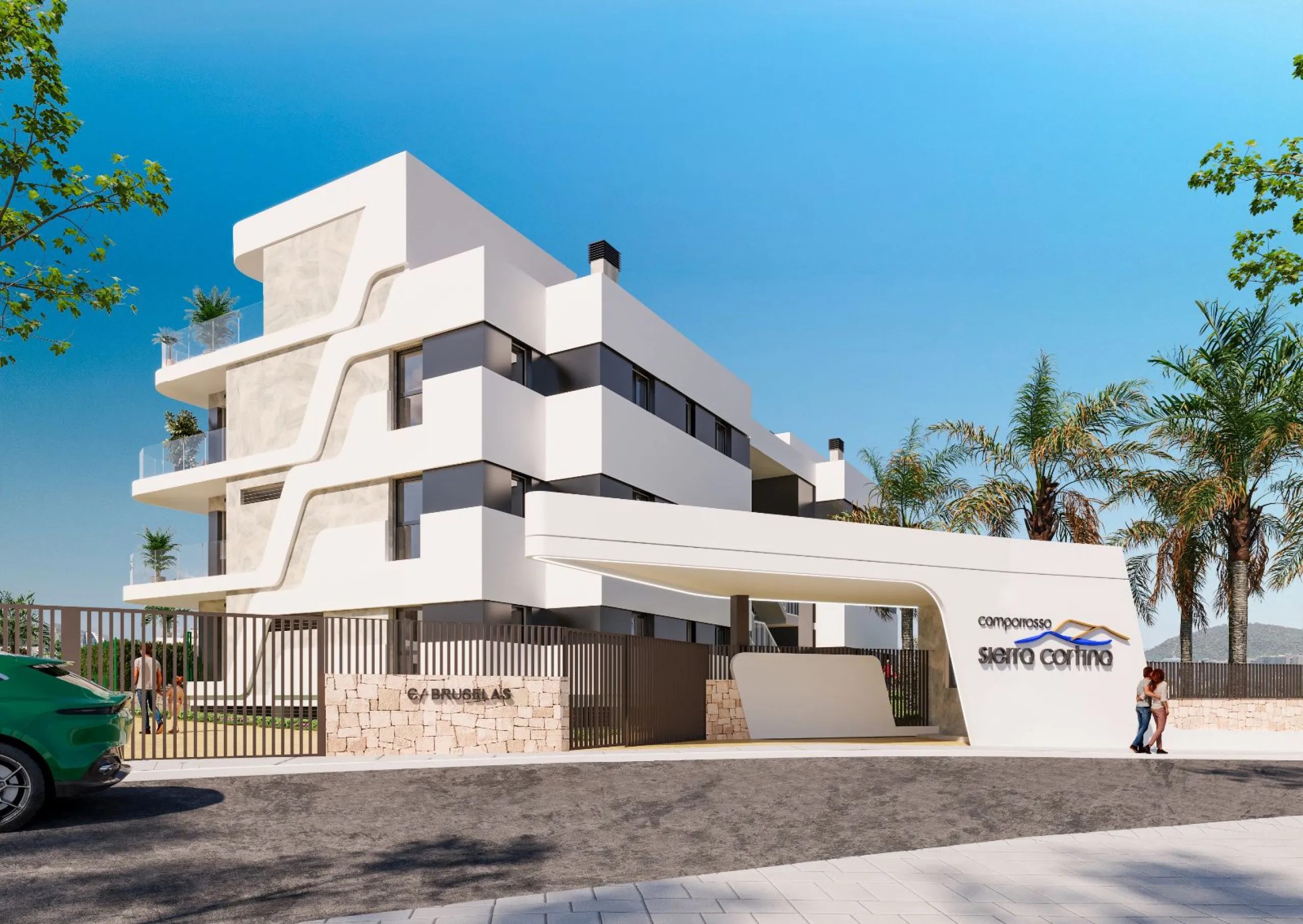 Апартаменты с видом на панораму Бенидорма в Finestrat, Alicante