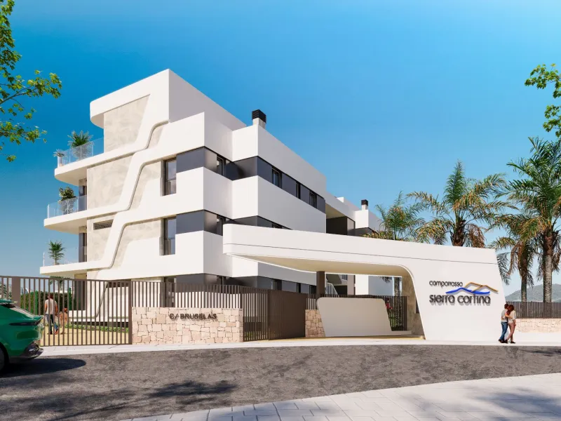 Апартаменты с видом на панораму Бенидорма в Finestrat, Alicante