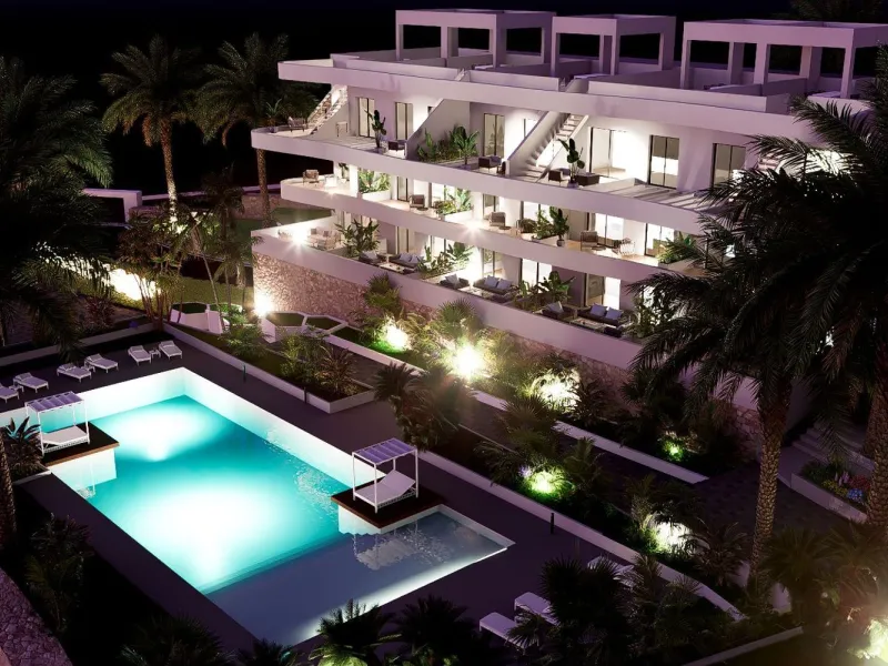 Ático de obra nueva con solárium y zonas wellness en Finestrat, Alicante