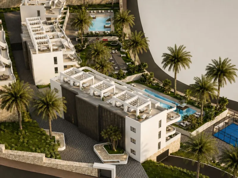 Ático de obra nueva con solárium y zonas wellness en Finestrat, Alicante