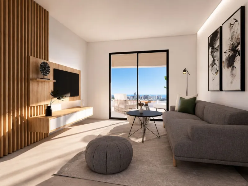New-Build Apartment with Terrace and Wellness Areas in Finestrat, Alicante
