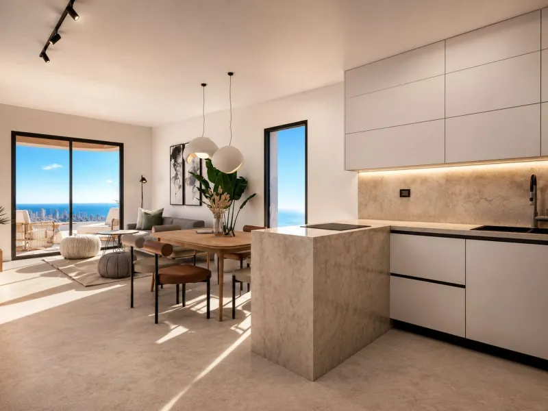 New-Build Apartment with Terrace and Wellness Areas in Finestrat, Alicante
