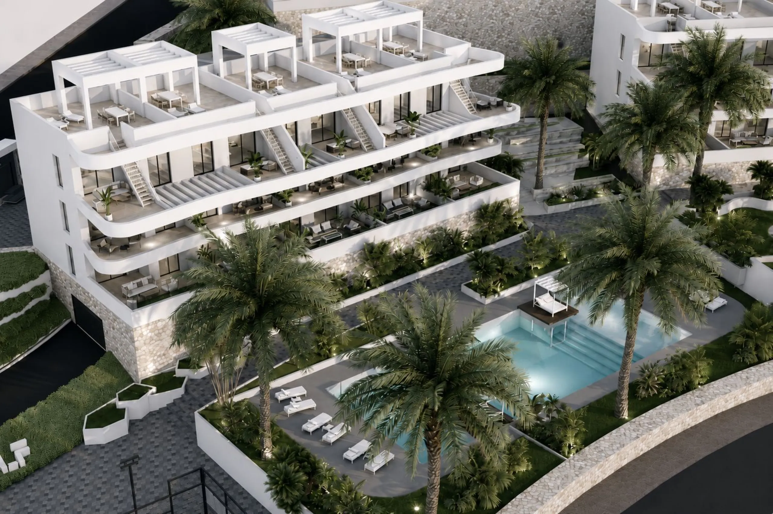 Apartamento de obra nueva con terraza y zonas wellness en Finestrat, Alicante