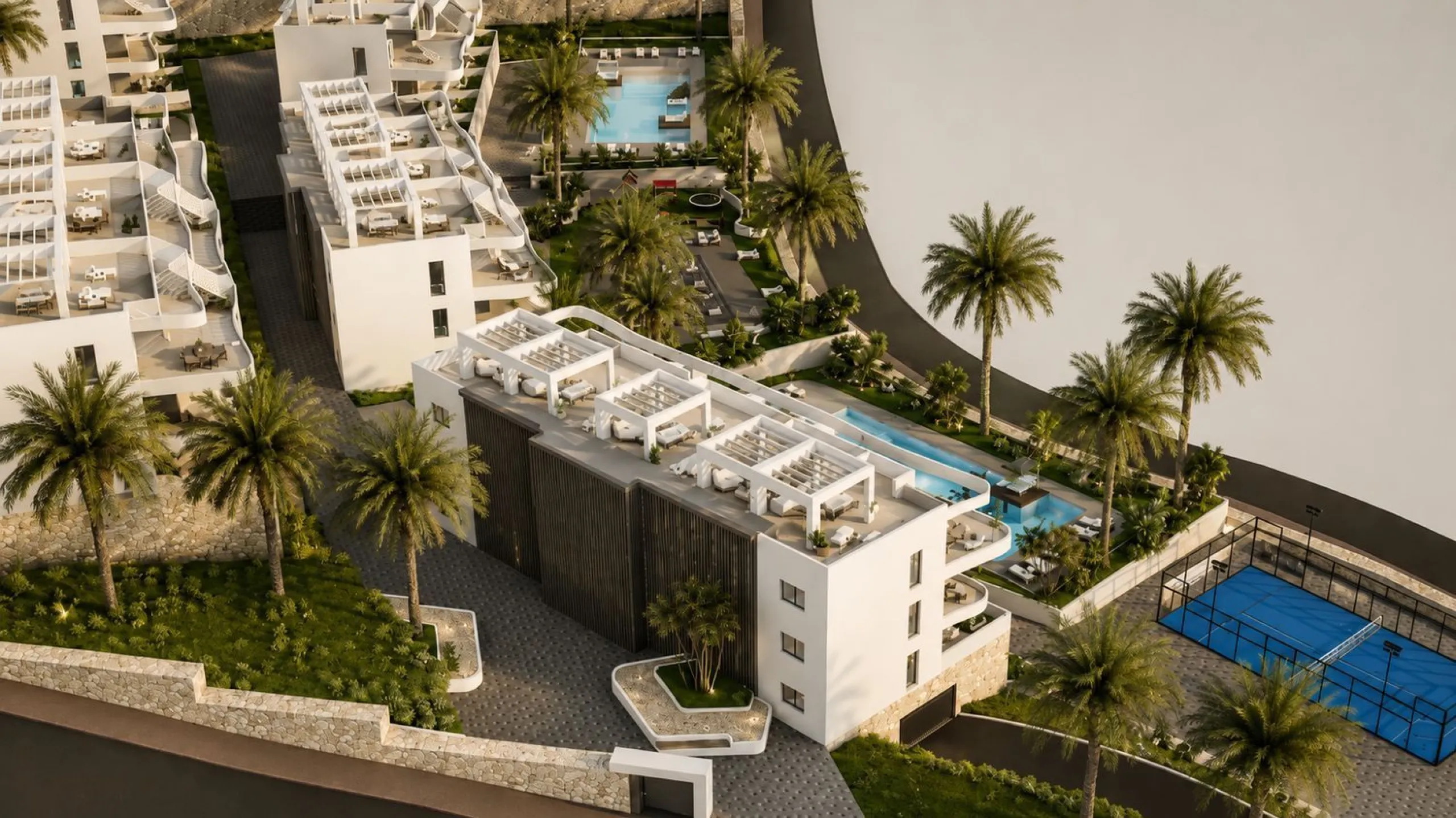 Apartamento de obra nueva con terraza y zonas wellness en Finestrat, Alicante