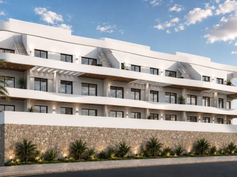 Apartamento de obra nueva con terraza y zonas wellness en Finestrat, Alicante