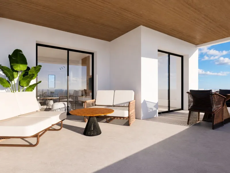 Apartamento de obra nueva con terraza y zonas wellness en Finestrat, Alicante
