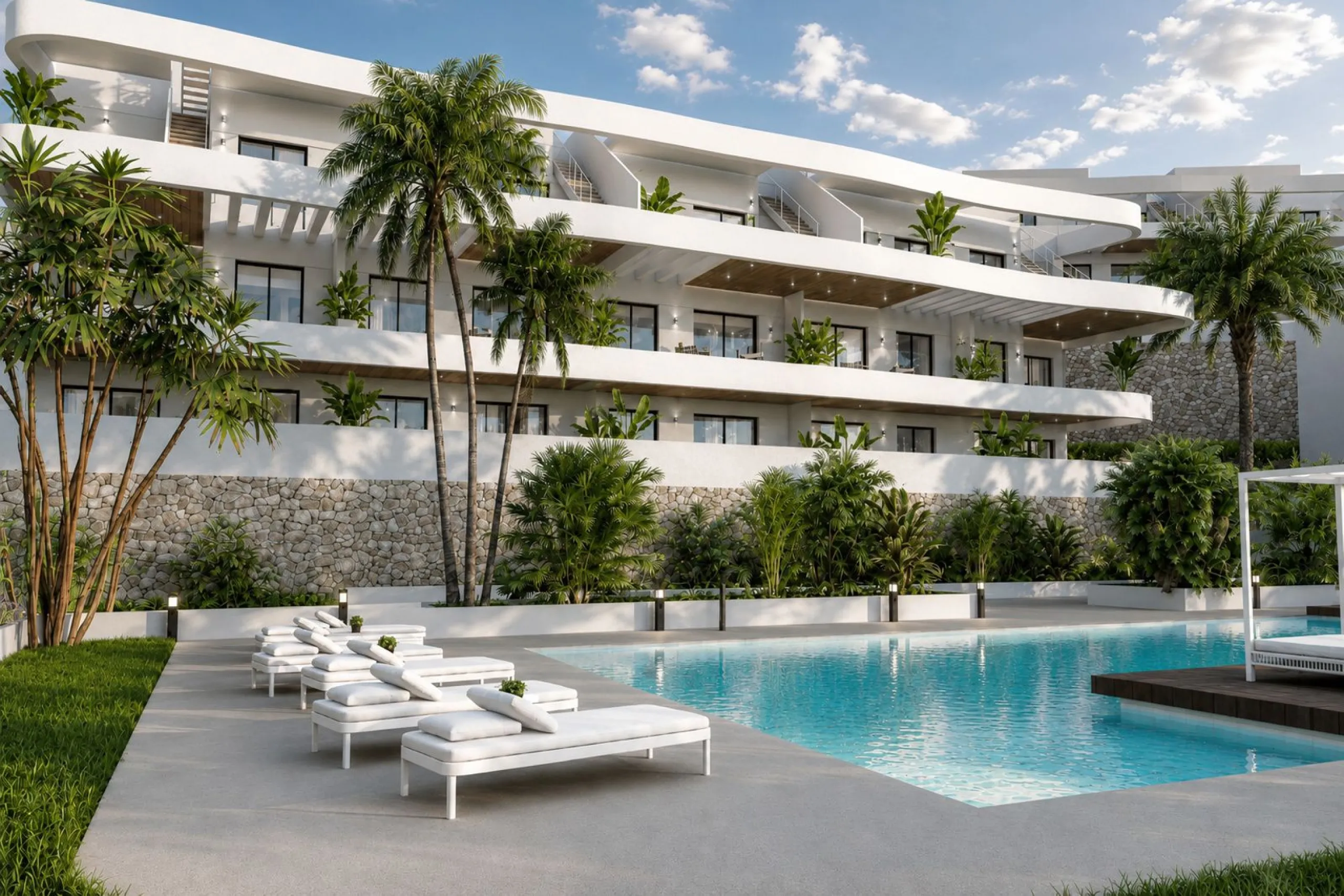 Apartamento de obra nueva con terraza y zonas wellness en Finestrat, Alicante