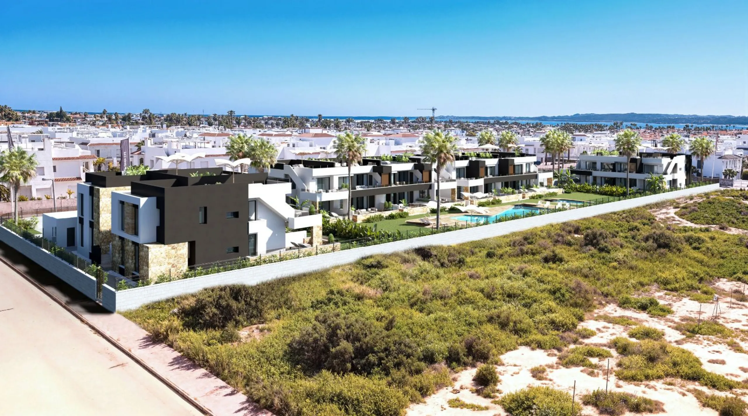 Bungalows con jardín o solárium en Ciudad Quesada, Alicante