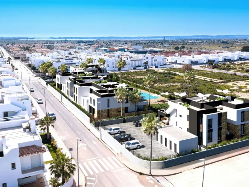 Bungalows con jardín o solárium en Ciudad Quesada, Alicante
