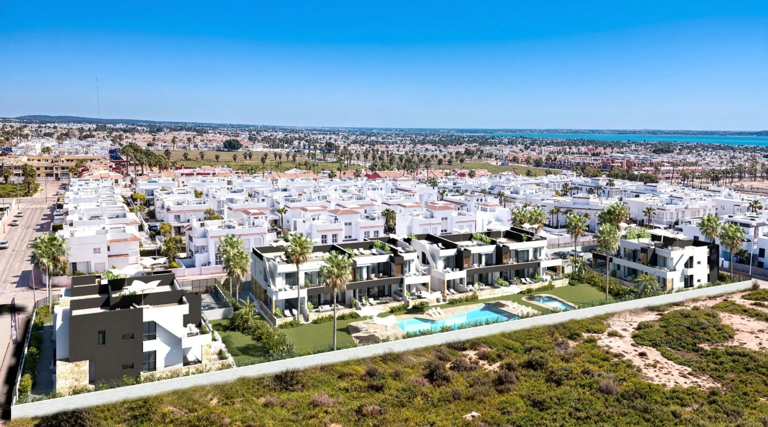 Bungalows con jardín o solárium en Ciudad Quesada, Alicante