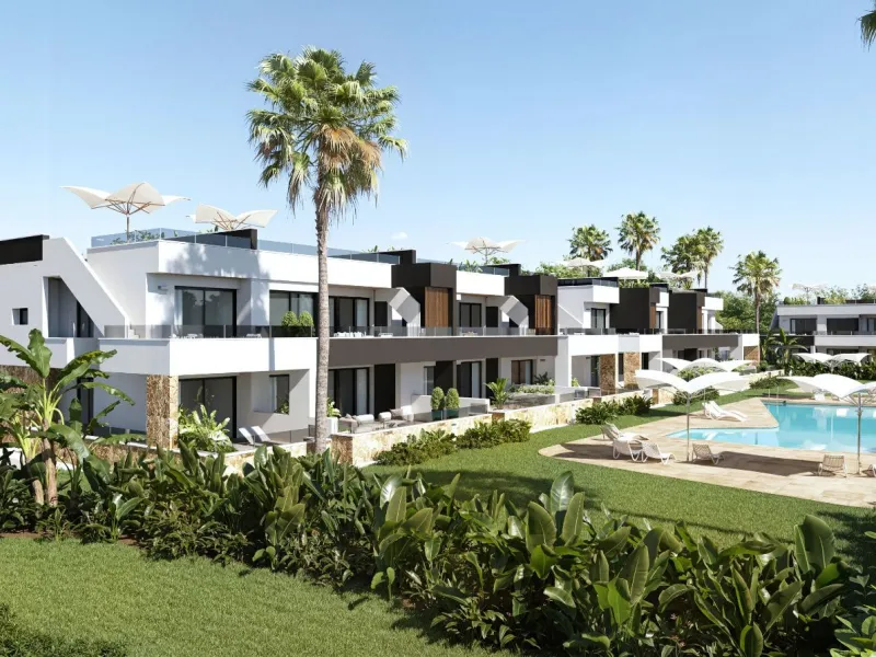 Bungalows con jardín o solárium en Ciudad Quesada, Alicante