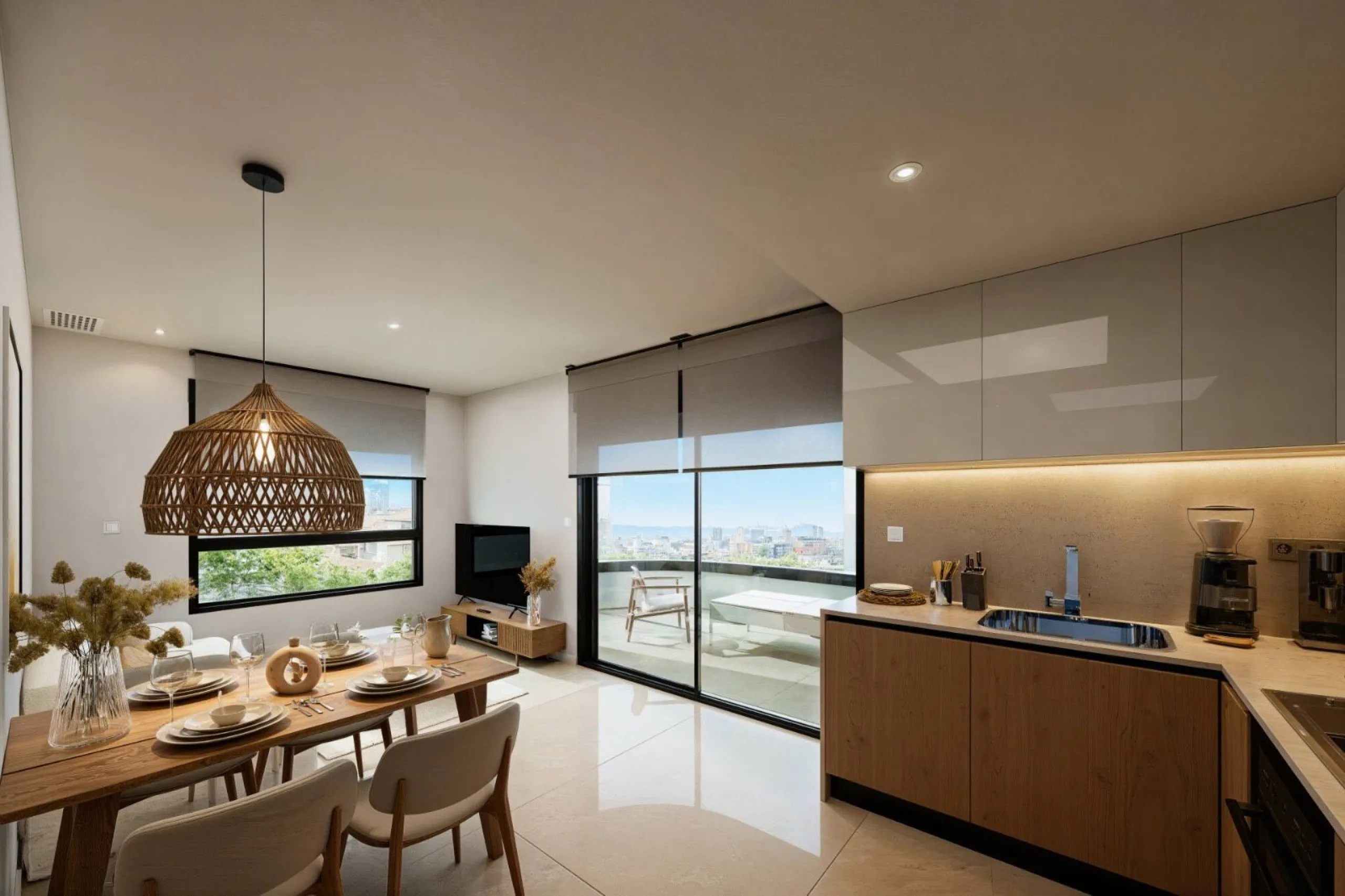 Современные апартаменты с видом на море в Guardamar del Segura, Alicante