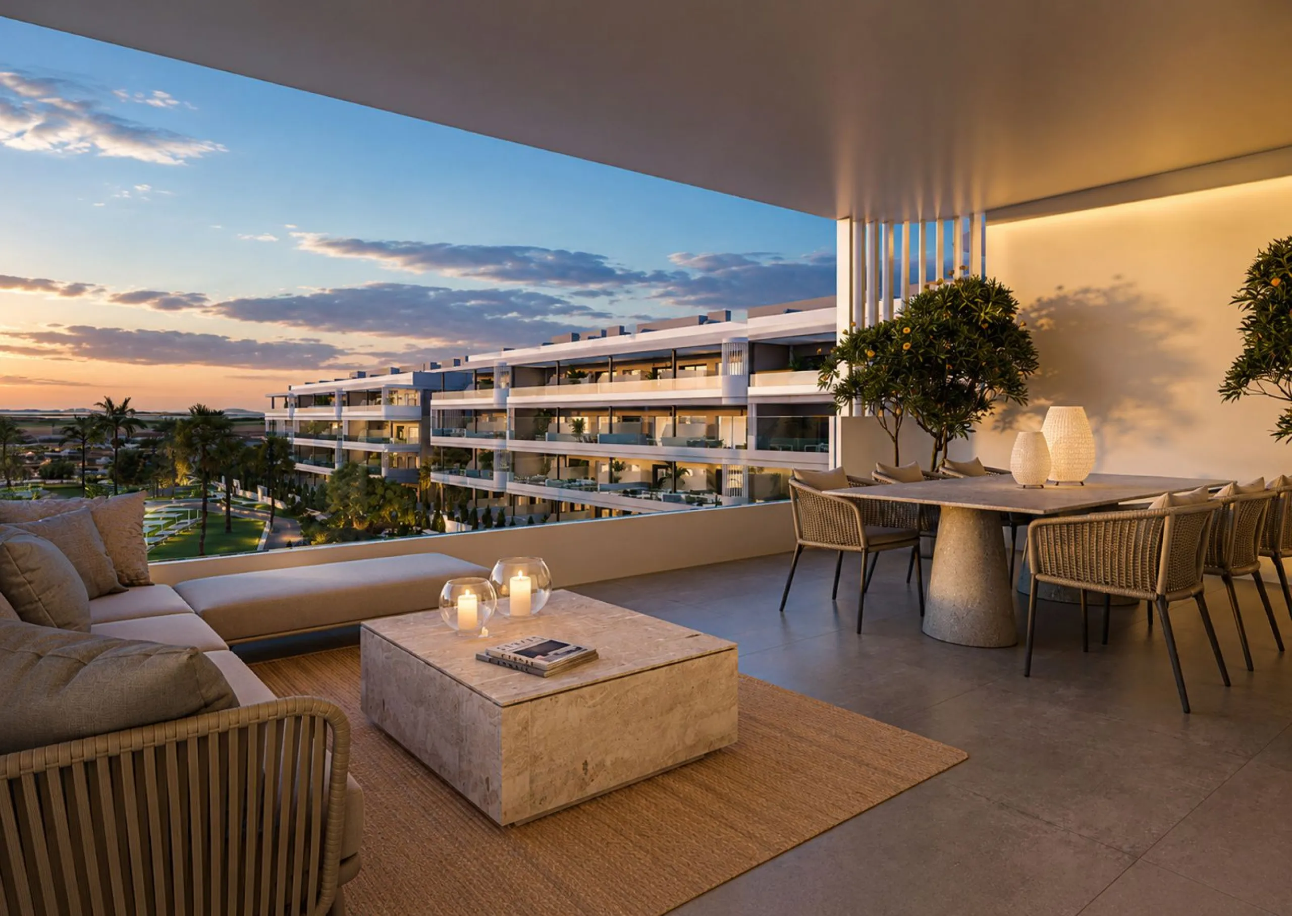 Апартаменты с видом на море в Torrevieja, Alicante