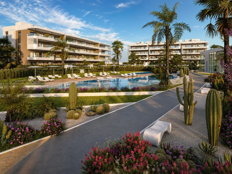 Пентхаусы с солярием и видом на море в Torrevieja, Alicante