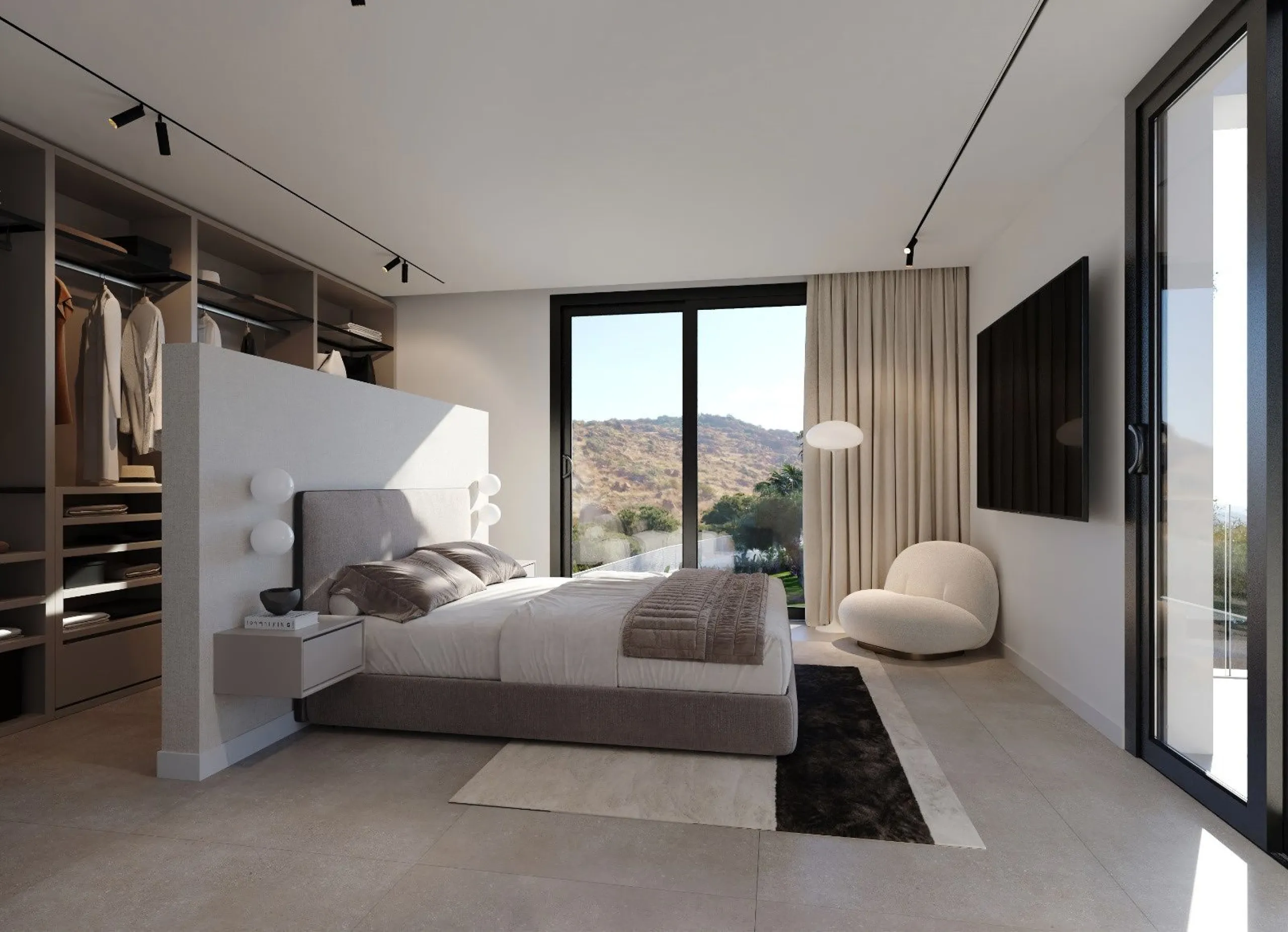 Современное шале с собственным бассейном и видом на море в Finestrat, Alicante