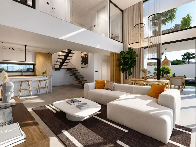 Современное шале с собственным бассейном и видом на море в Finestrat, Alicante