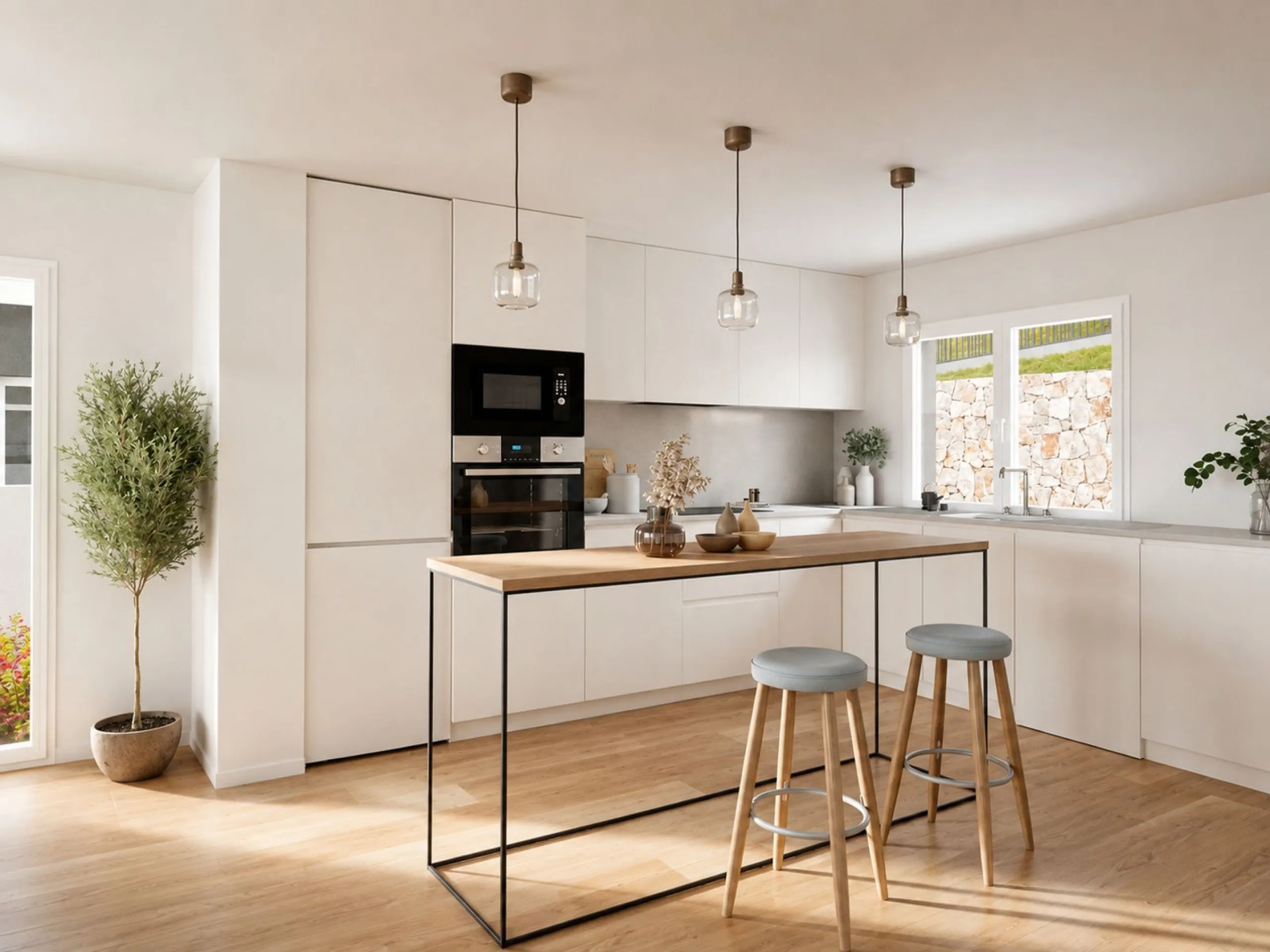 Modern Townhouse with Private Garden and Sea Views in Finestrat, Alicante