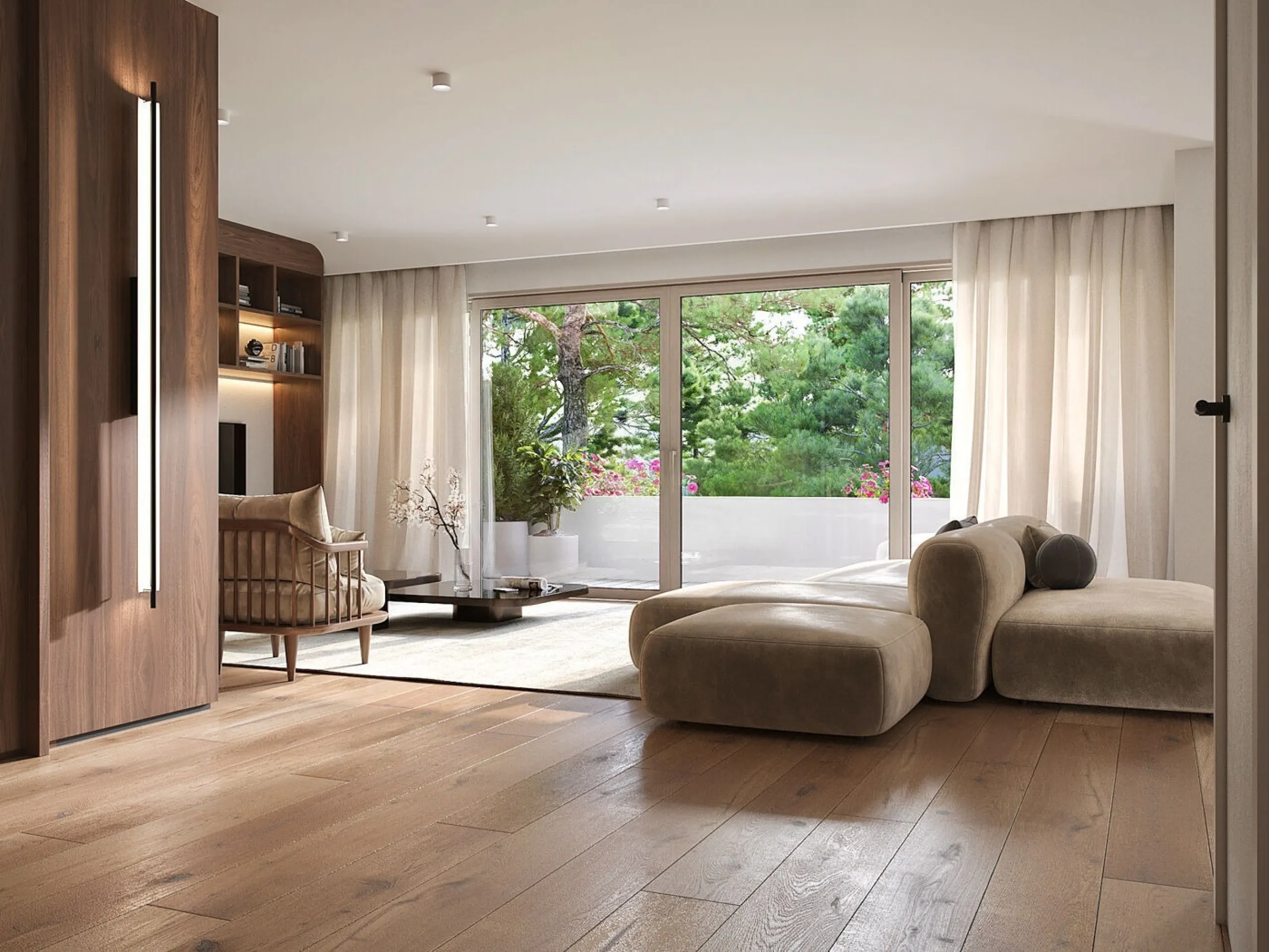 Modern Renovated Apartment with Terrace and Parking in Pedralbes, Barcelona