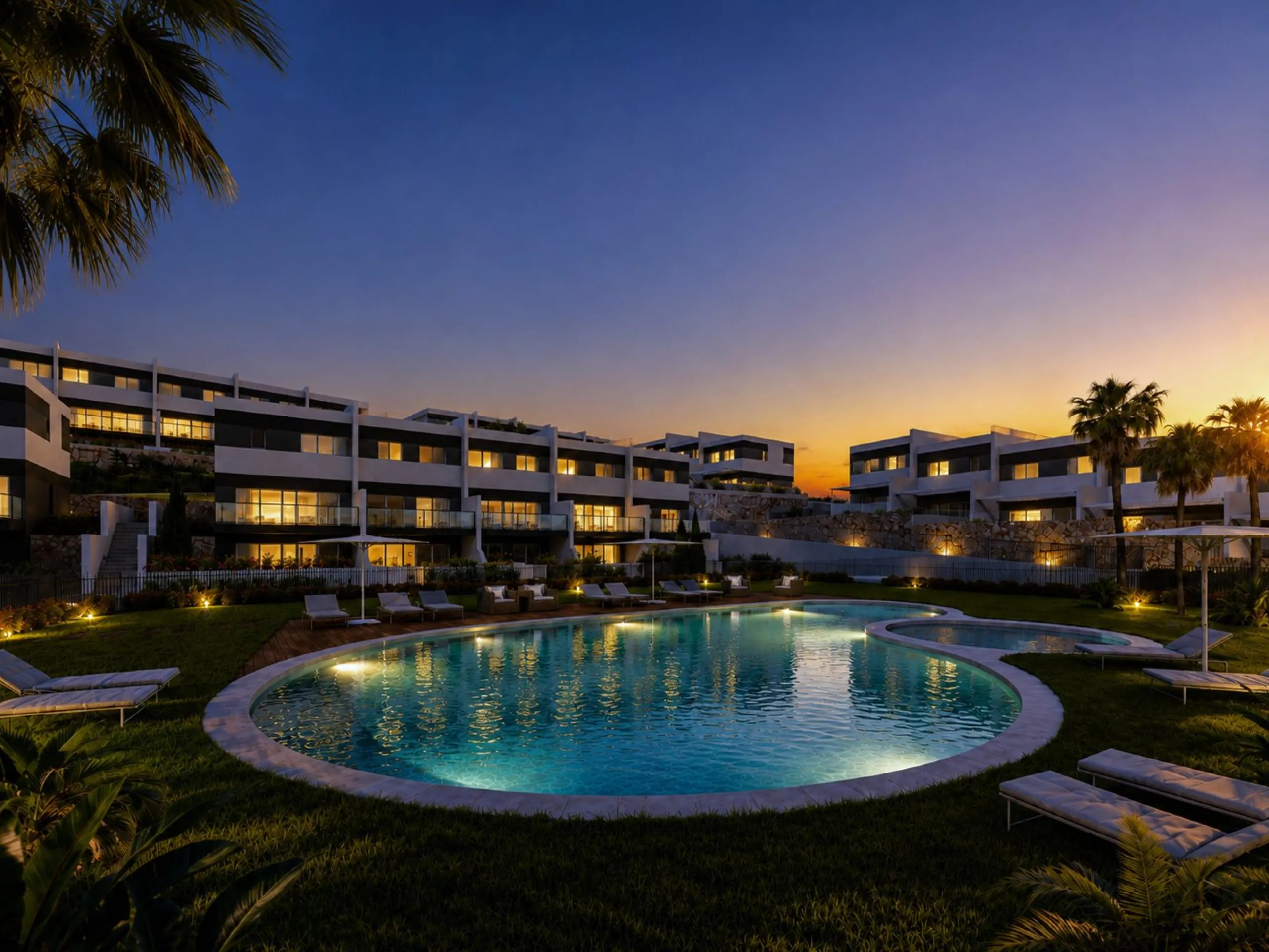 Modern Townhouse with Private Garden and Sea Views in Finestrat, Alicante