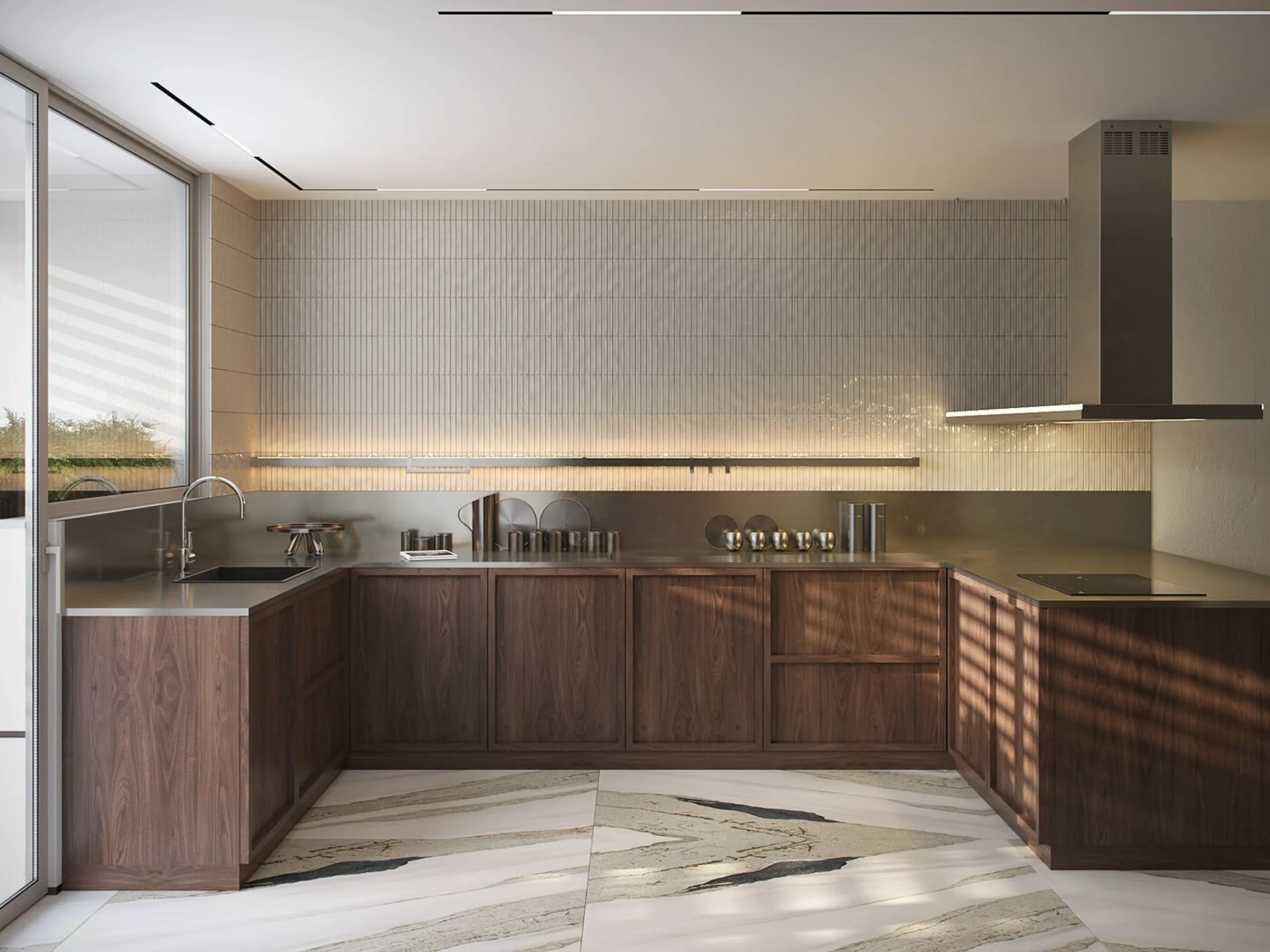 Modern Renovated Apartment with Terrace and Parking in Pedralbes, Barcelona