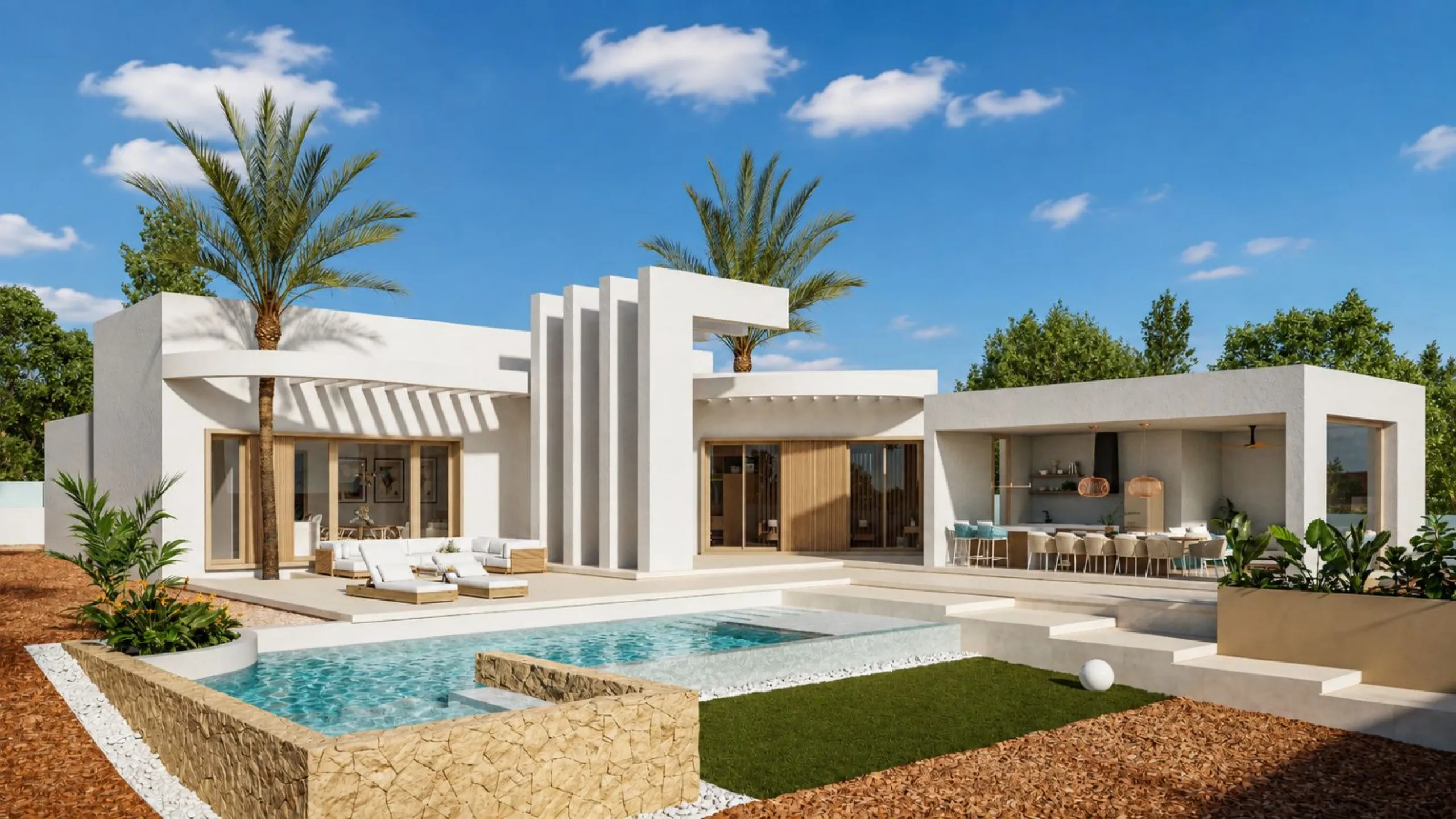 Современная вилла с собственным бассейном в Benejúzar, Alicante