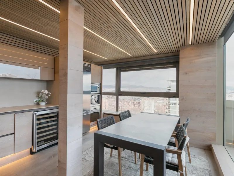 Duplex Penthouse with Terraces and Panoramic Views in the Illa del Llac Complex, Diagonal Mar, Barcelona