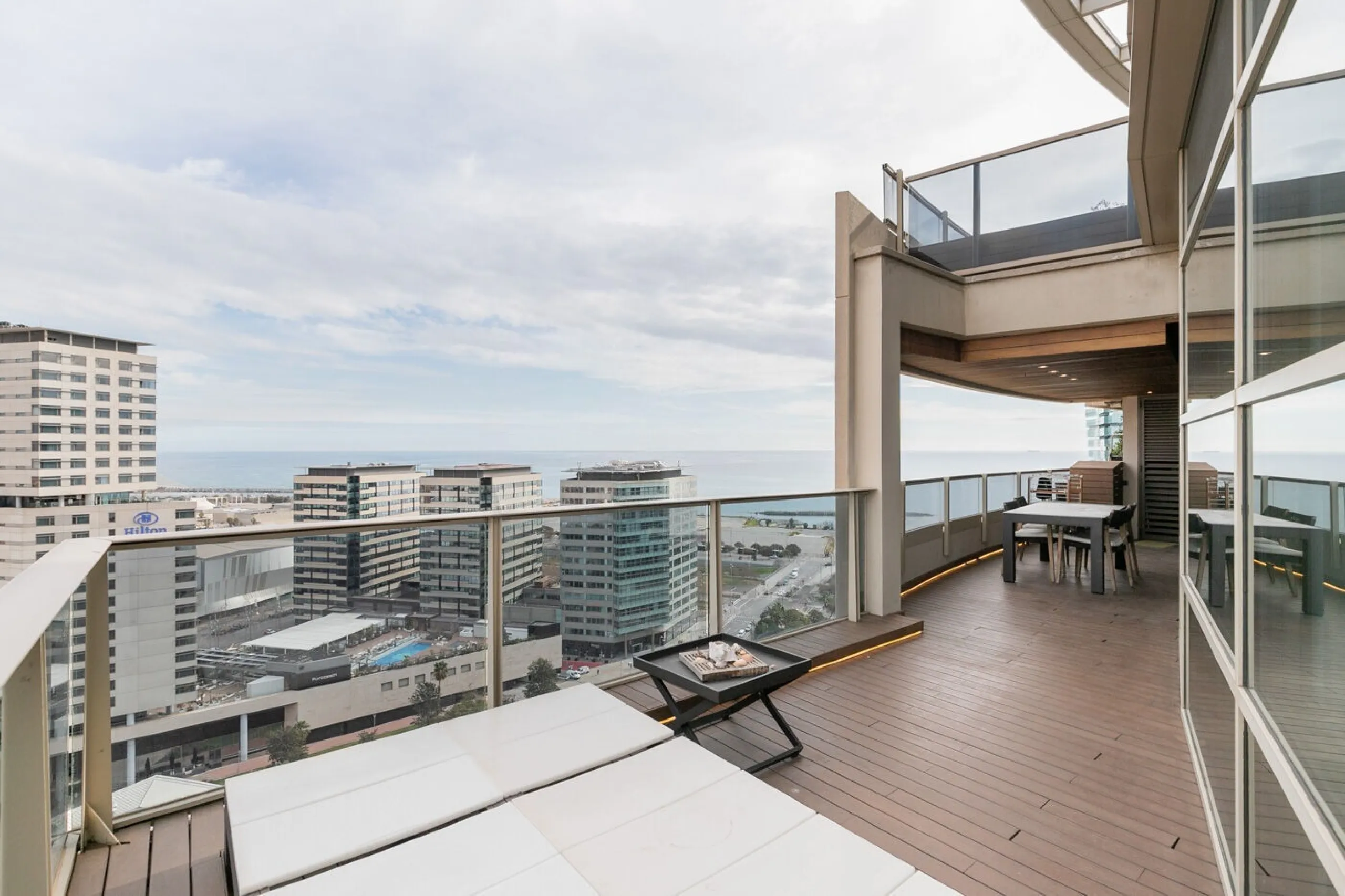 Duplex Penthouse with Terraces and Panoramic Views in the Illa del Llac Complex, Diagonal Mar, Barcelona
