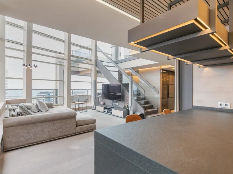 Duplex Penthouse with Terraces and Panoramic Views in the Illa del Llac Complex, Diagonal Mar, Barcelona
