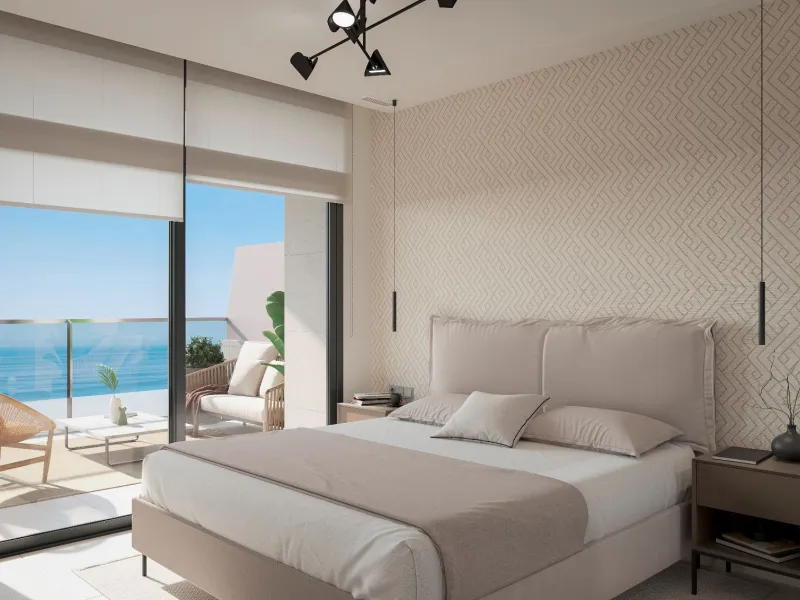 Espectaculares apartamentos en un exclusivo edificio con vistas panorámicas al Mediterráneo en Benidorm, Alicante