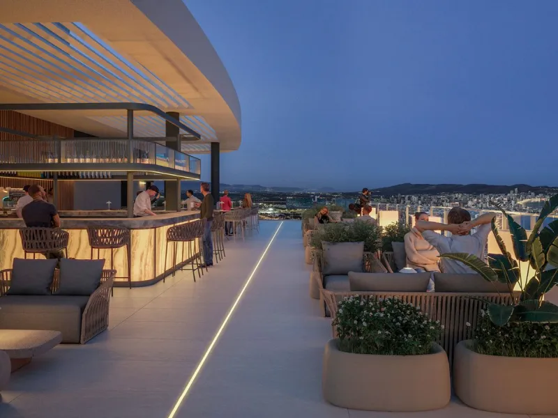 Espectaculares apartamentos en un exclusivo edificio con vistas panorámicas al Mediterráneo en Benidorm, Alicante