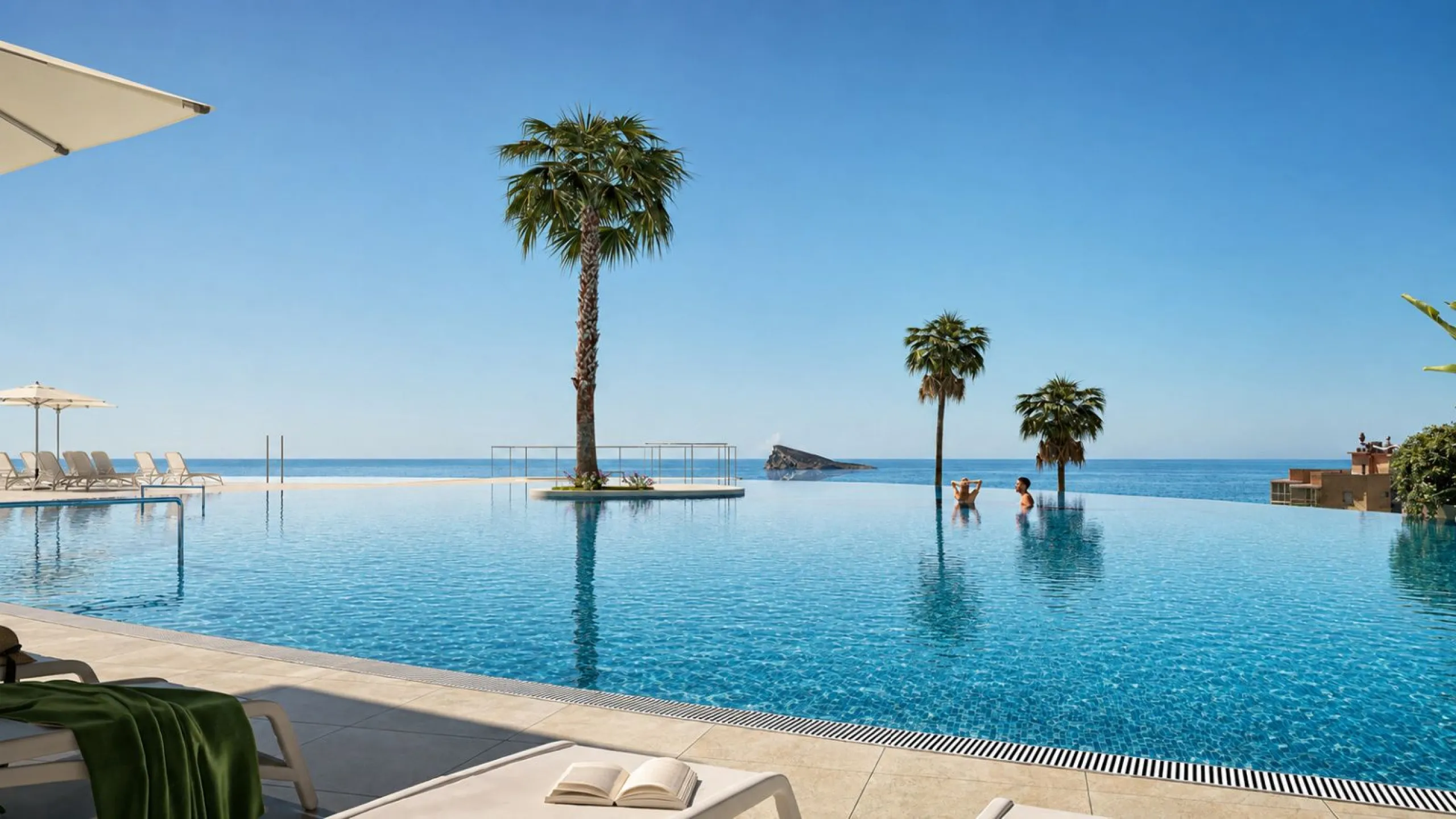 Spectacular Apartments in an Exclusive Building with Panoramic Mediterranean Views in Benidorm, Alicante