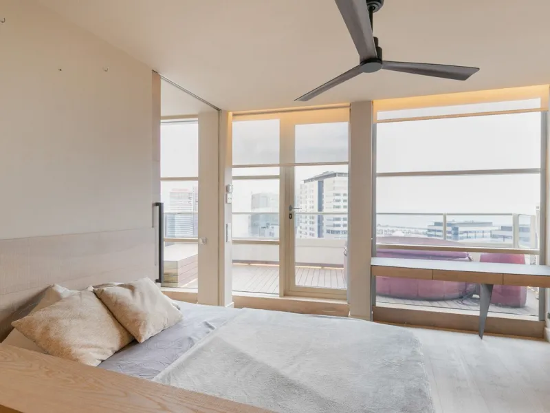 Duplex Penthouse with Terraces and Panoramic Views in the Illa del Llac Complex, Diagonal Mar, Barcelona