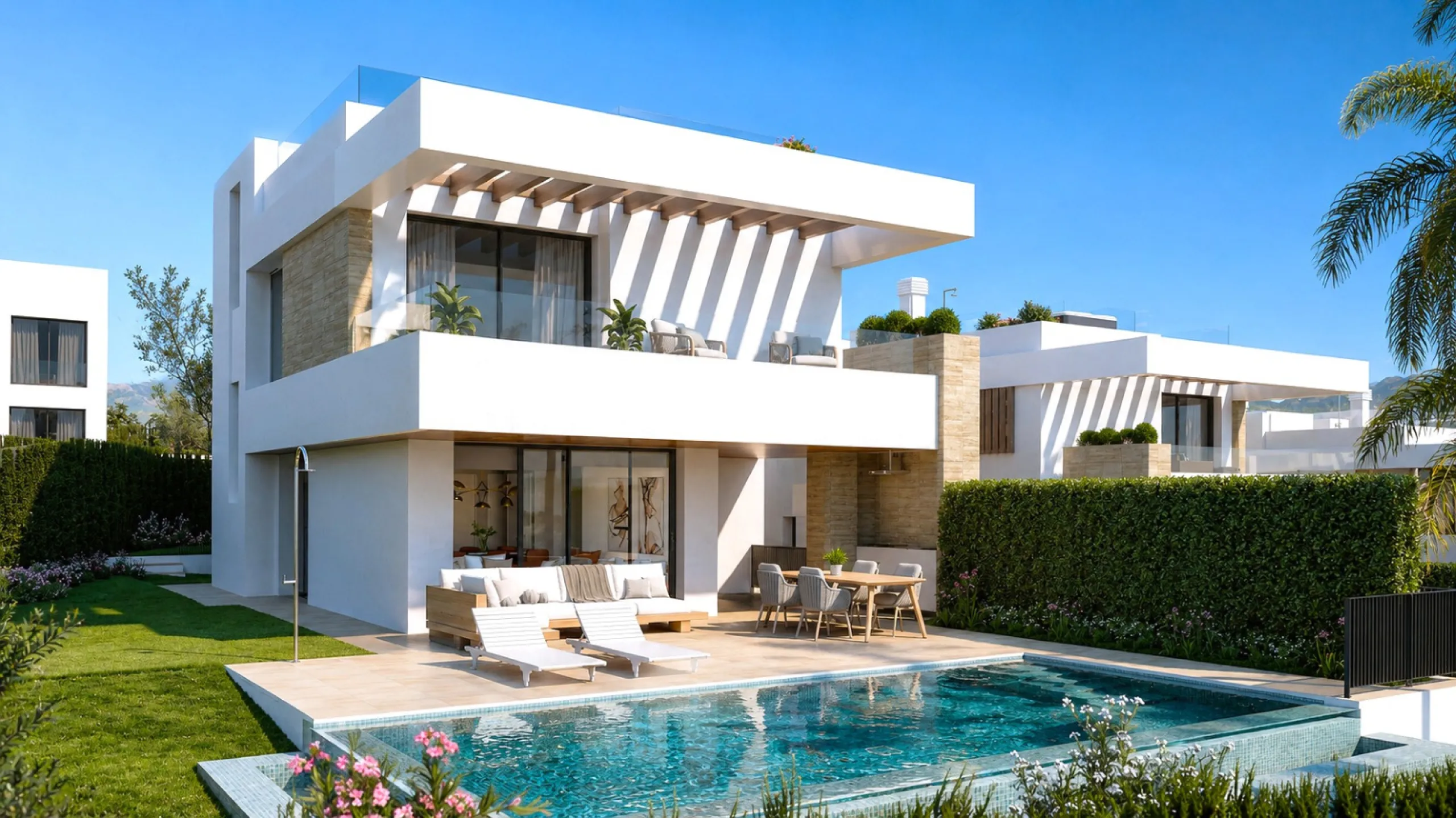 Exklusive Design-Villa mit Meerblick in Estepona, Málaga