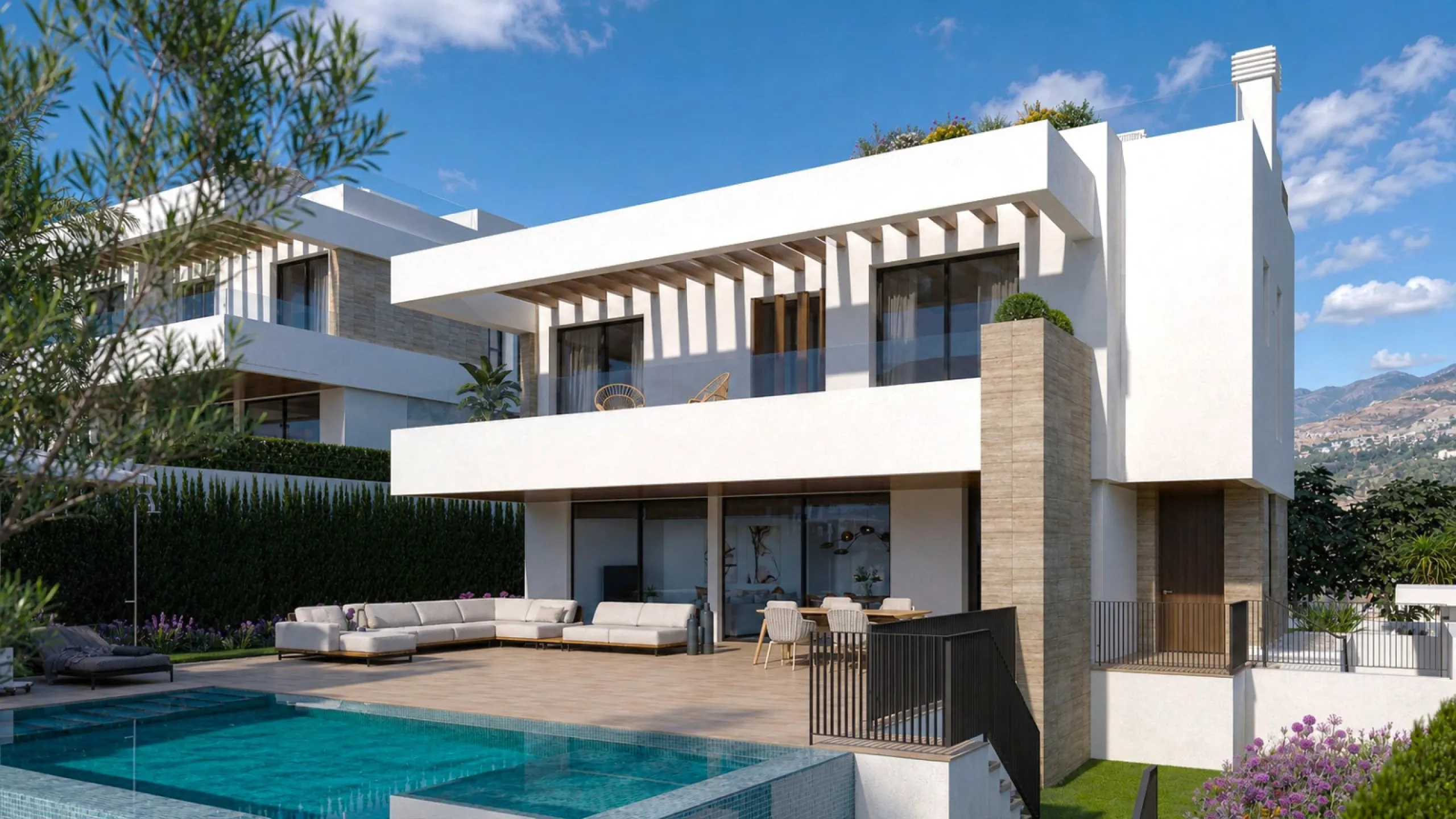 Exklusive Design-Villa mit Meerblick in Estepona, Málaga