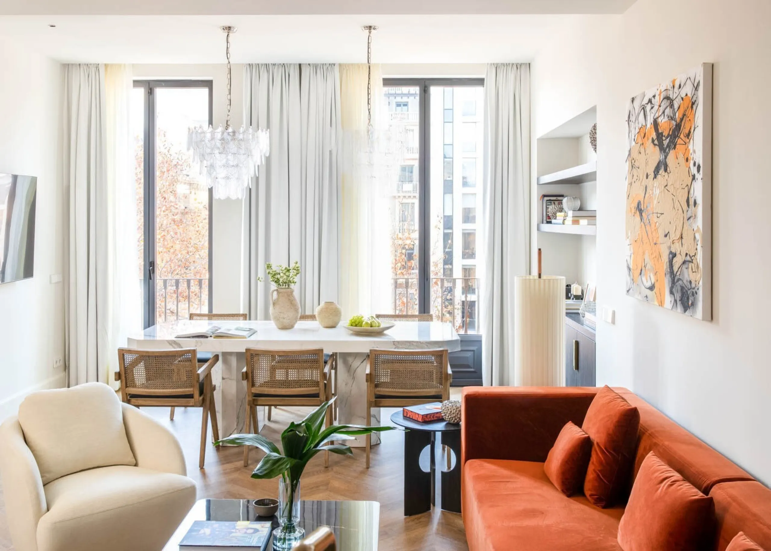 Designer Apartment with Pool on Passeig de Gracia, Barcelona
