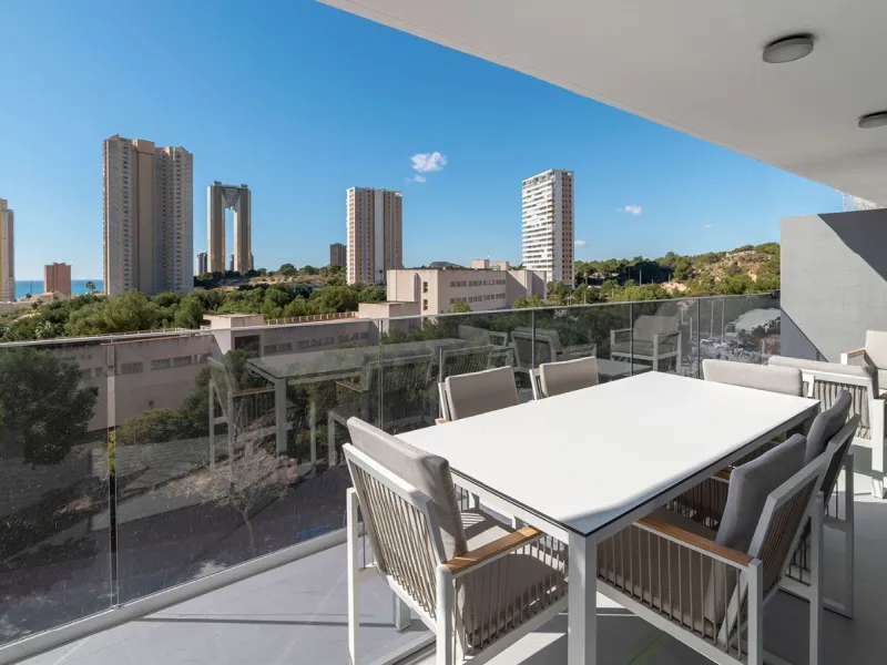 Spectacular Modern Apartments with Sea and Golf Course Views in Benidorm, Alicante