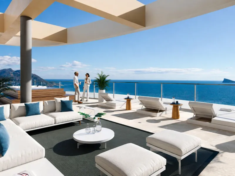 Spectacular Modern Apartments with Panoramic Sea Views in Benidorm, Alicante