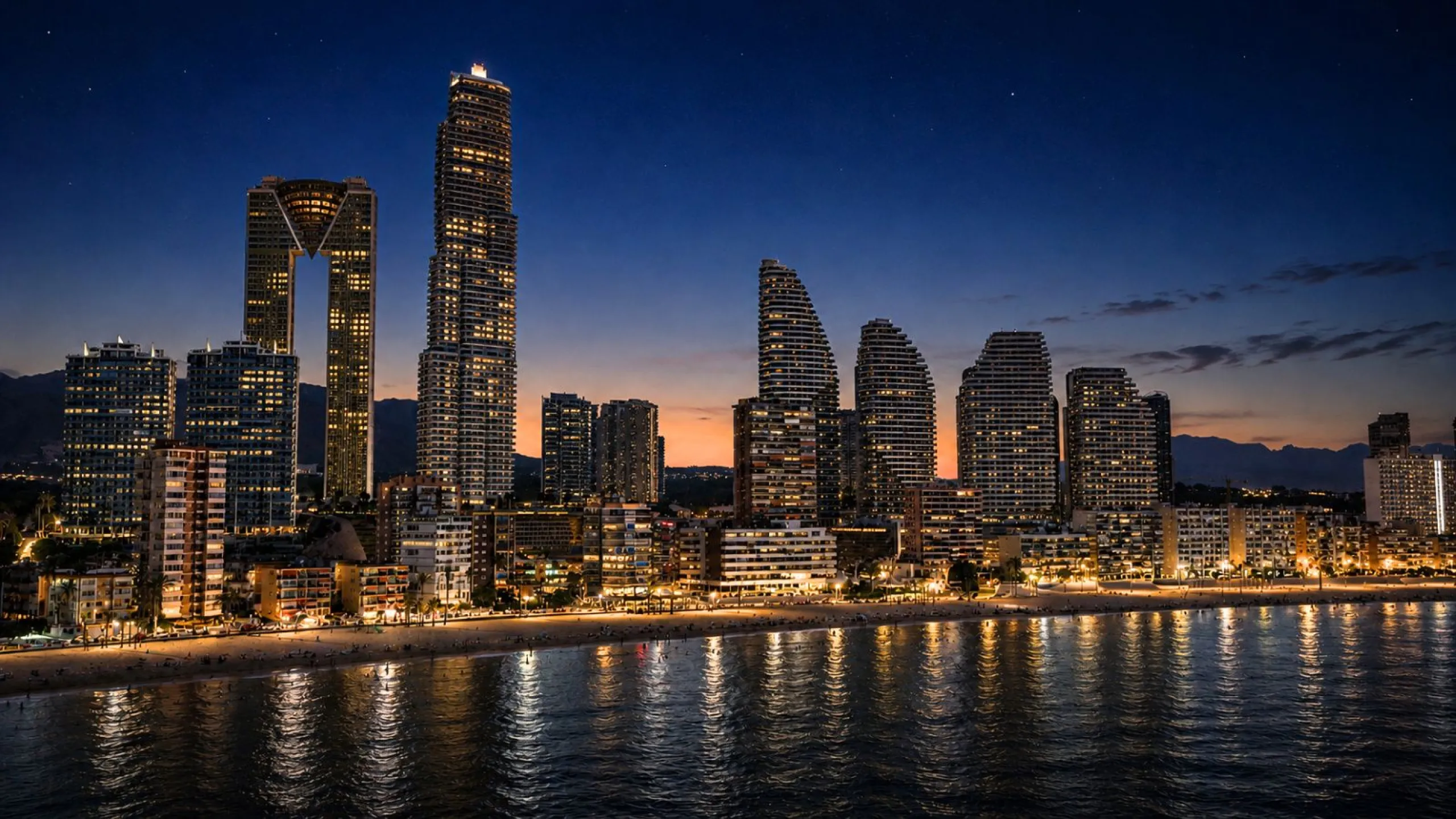Espectaculares apartamentos en un exclusivo edificio con vistas panorámicas al Mediterráneo en Benidorm, Alicante
