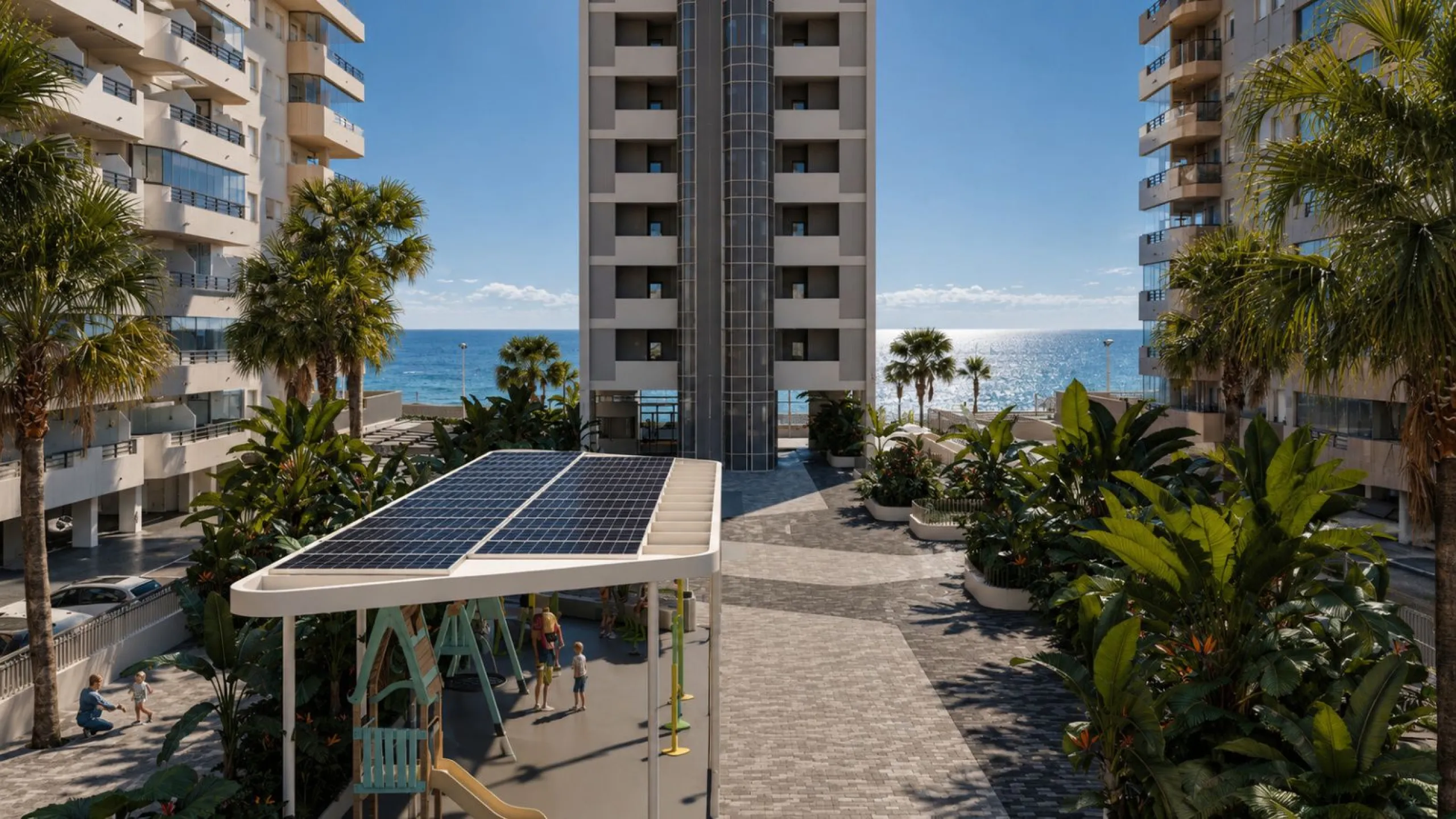 Modern Frontline Beach Apartments with Views of the Peñón de Ifach in Calpe, Alicante