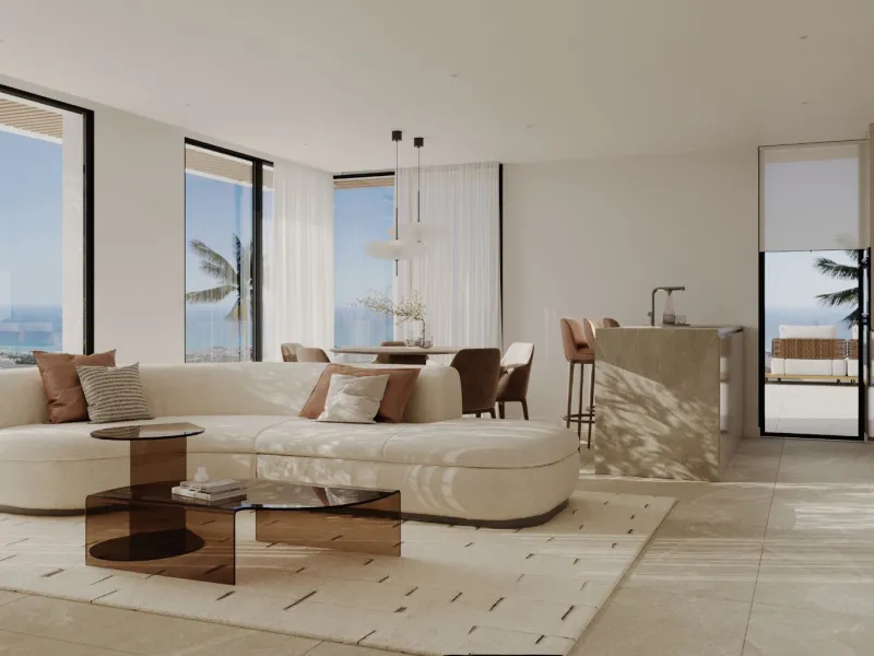 Exclusivos y lujosos apartamentos con vistas panorámicas al Mediterráneo en Buenavista, Mijas