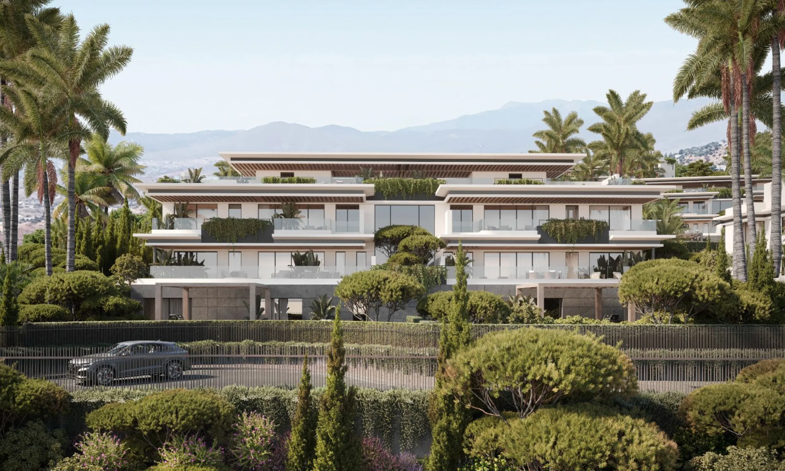 Exclusivos y lujosos apartamentos con vistas panorámicas al Mediterráneo en Buenavista, Mijas