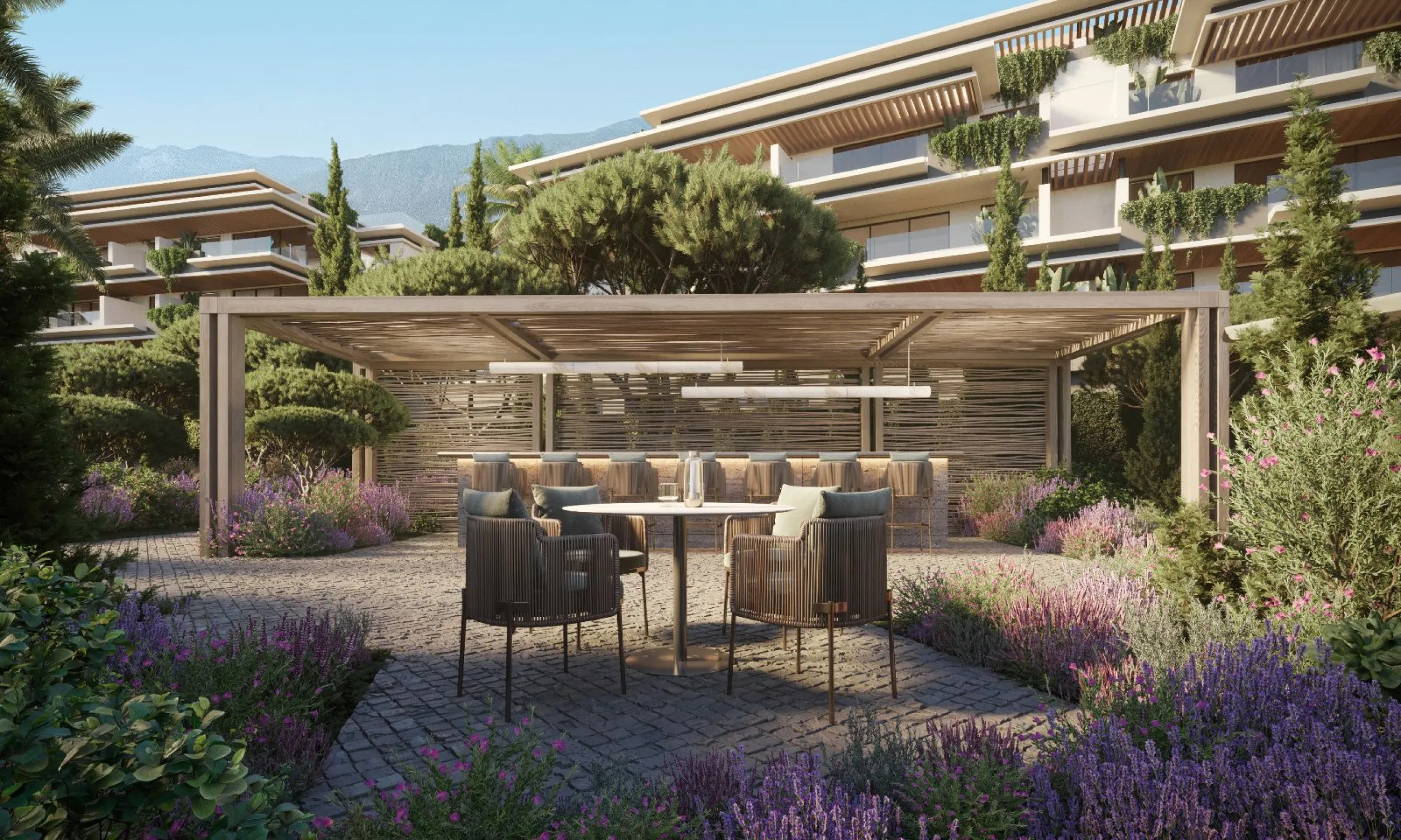 Exclusivos y lujosos apartamentos con vistas panorámicas al Mediterráneo en Buenavista, Mijas